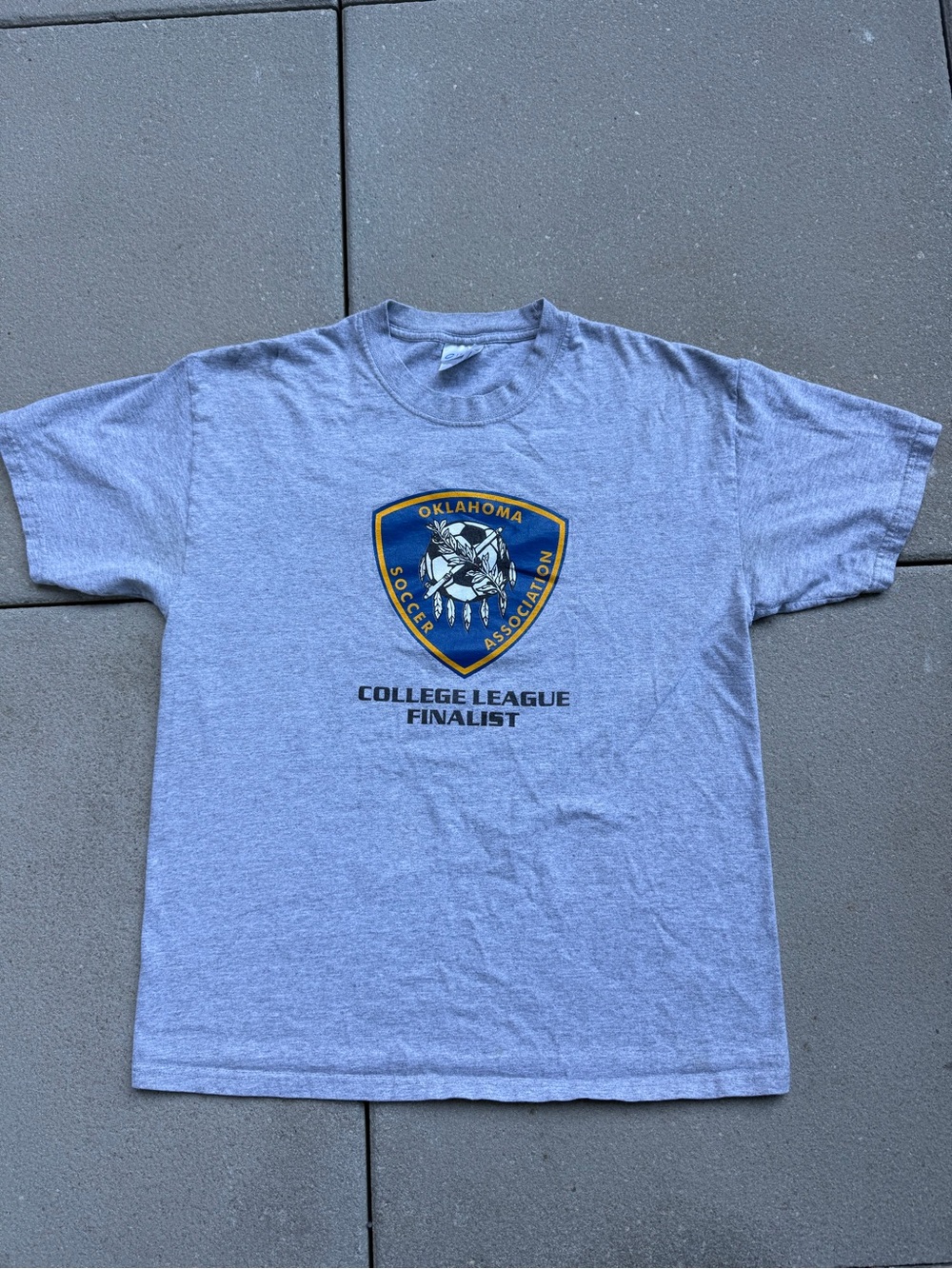 Oklahoma Soccer Association Gray Kids T-Shirt - College League Finalist